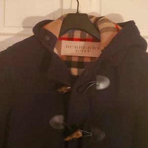 Authentic Burberry Duffle Coat Black